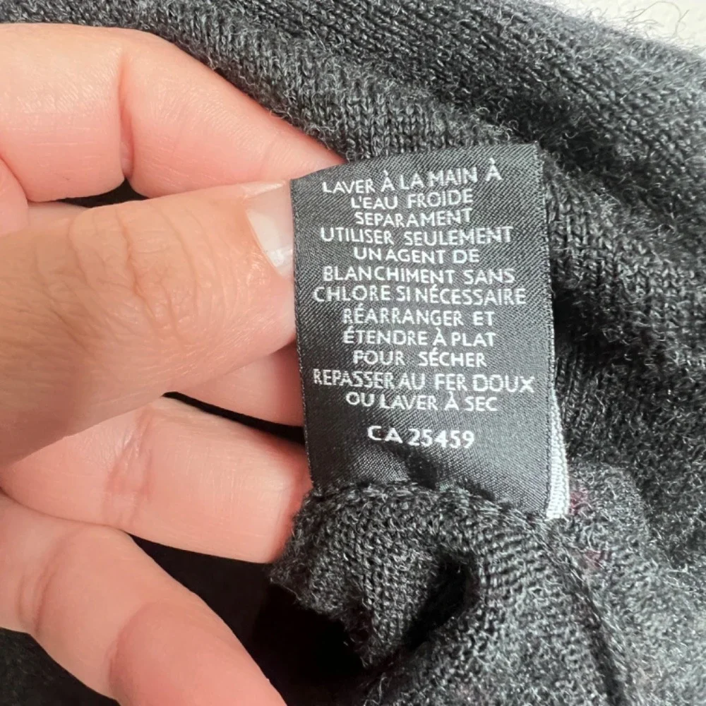 NEIMAN MARCUS MENS Merino Wool Blend Zip Up Vest GRAY Size M